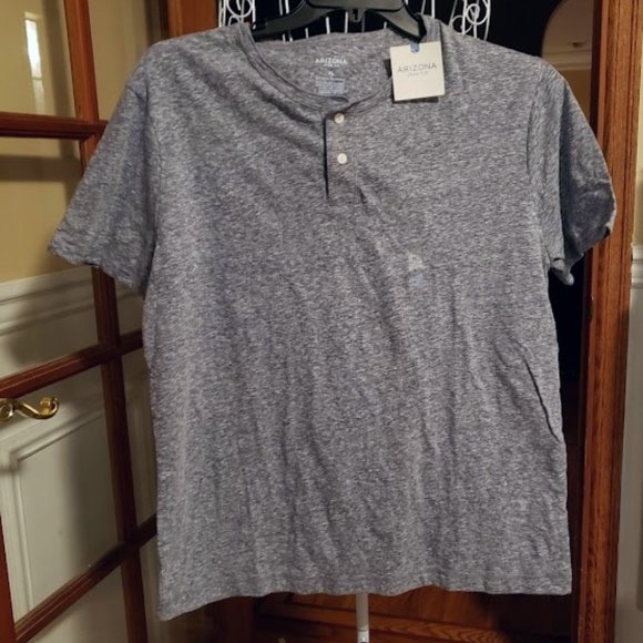 NWT Arizona gray mens shirt sz XL - Picture 1 of 1